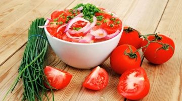 Pomidory ze szczypiorkiem